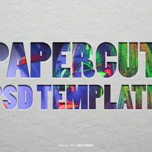 Papercut Psd Templatecover image.