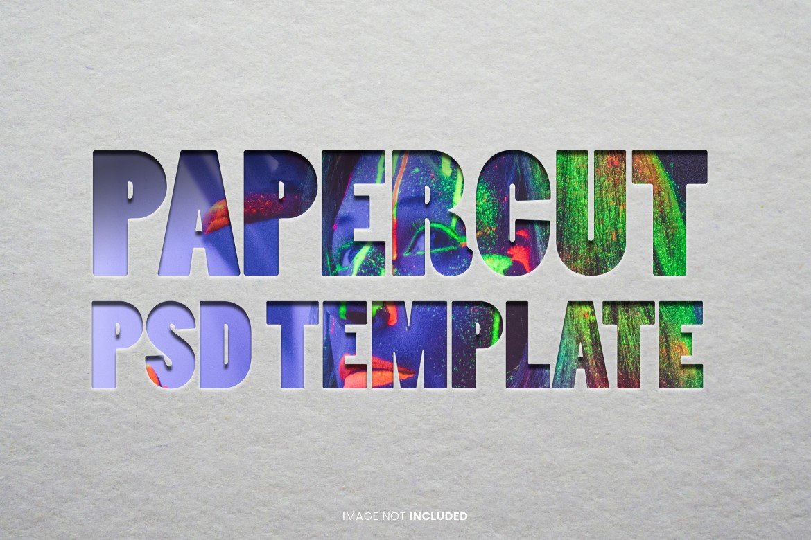 Papercut Psd Templatecover image.