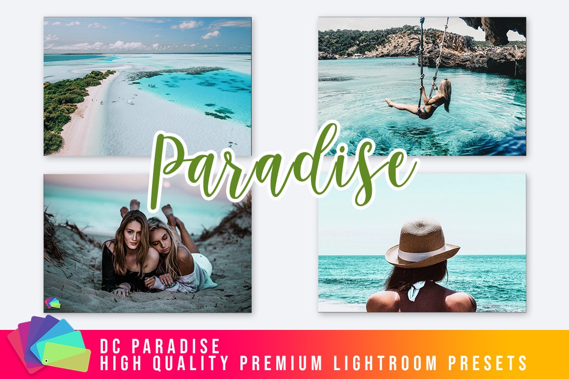Paradise Lightroom Presets V1cover image.