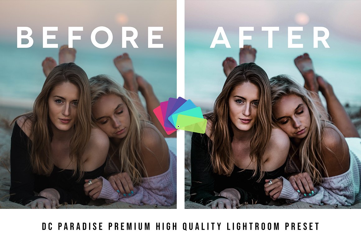 Paradise Lightroom Presets V1preview image.