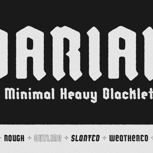 Pariah - Minimal Heavy Blackletter cover image.