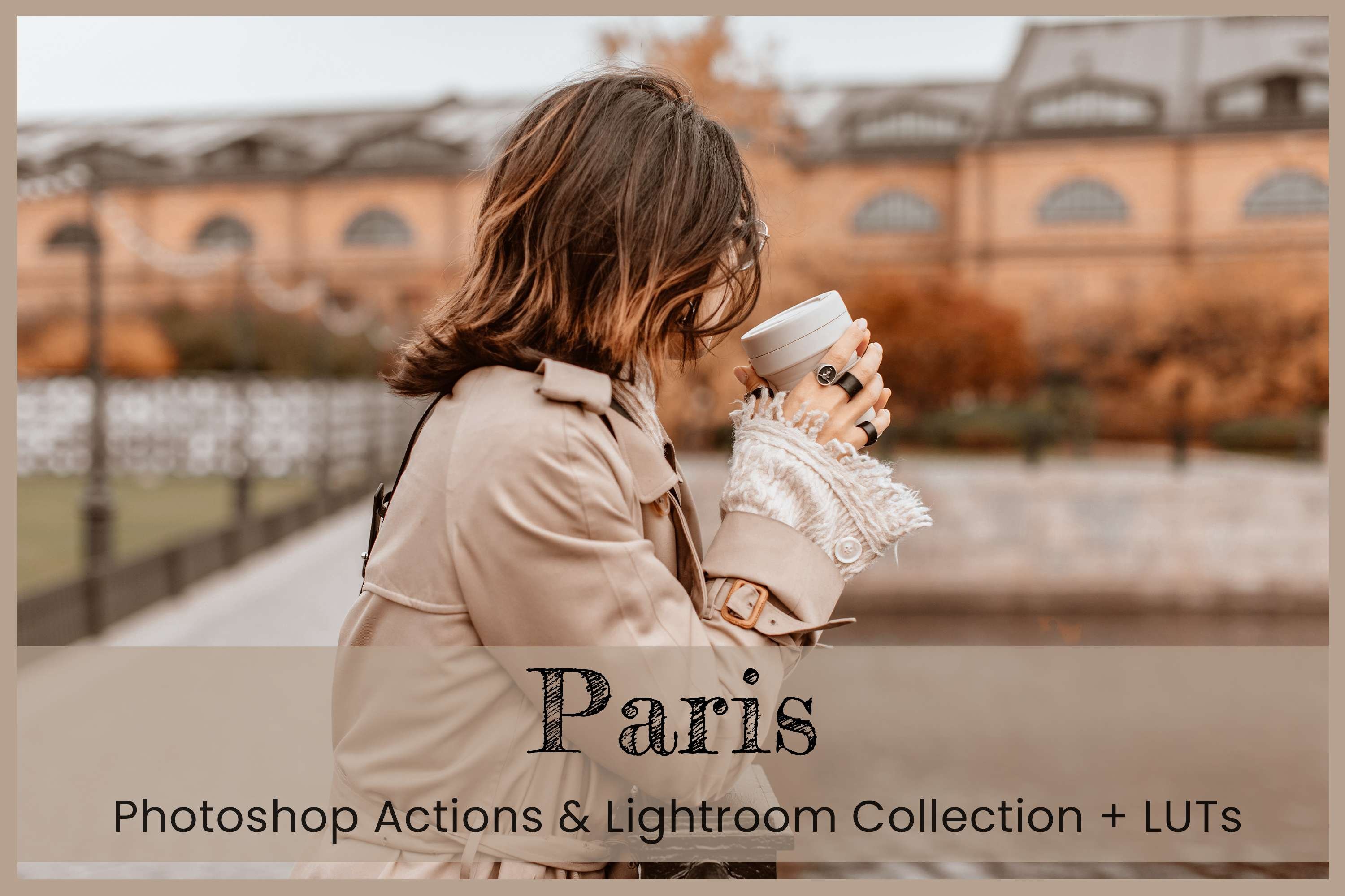 Paris Chic Photoshop Actions LUTscover image.