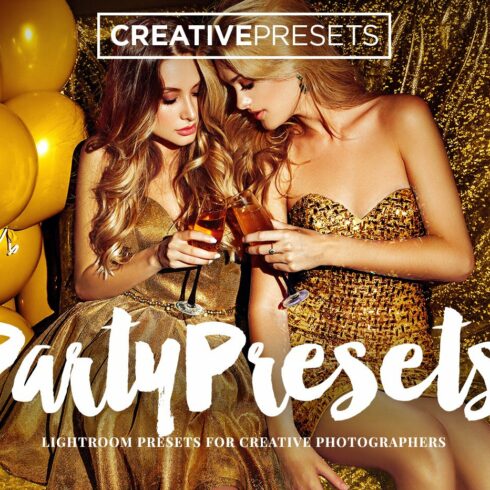Party Presets for Adobe Lightroomcover image.
