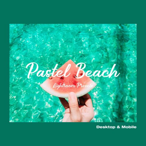 Pastel Beach Lightroom Presetscover image.