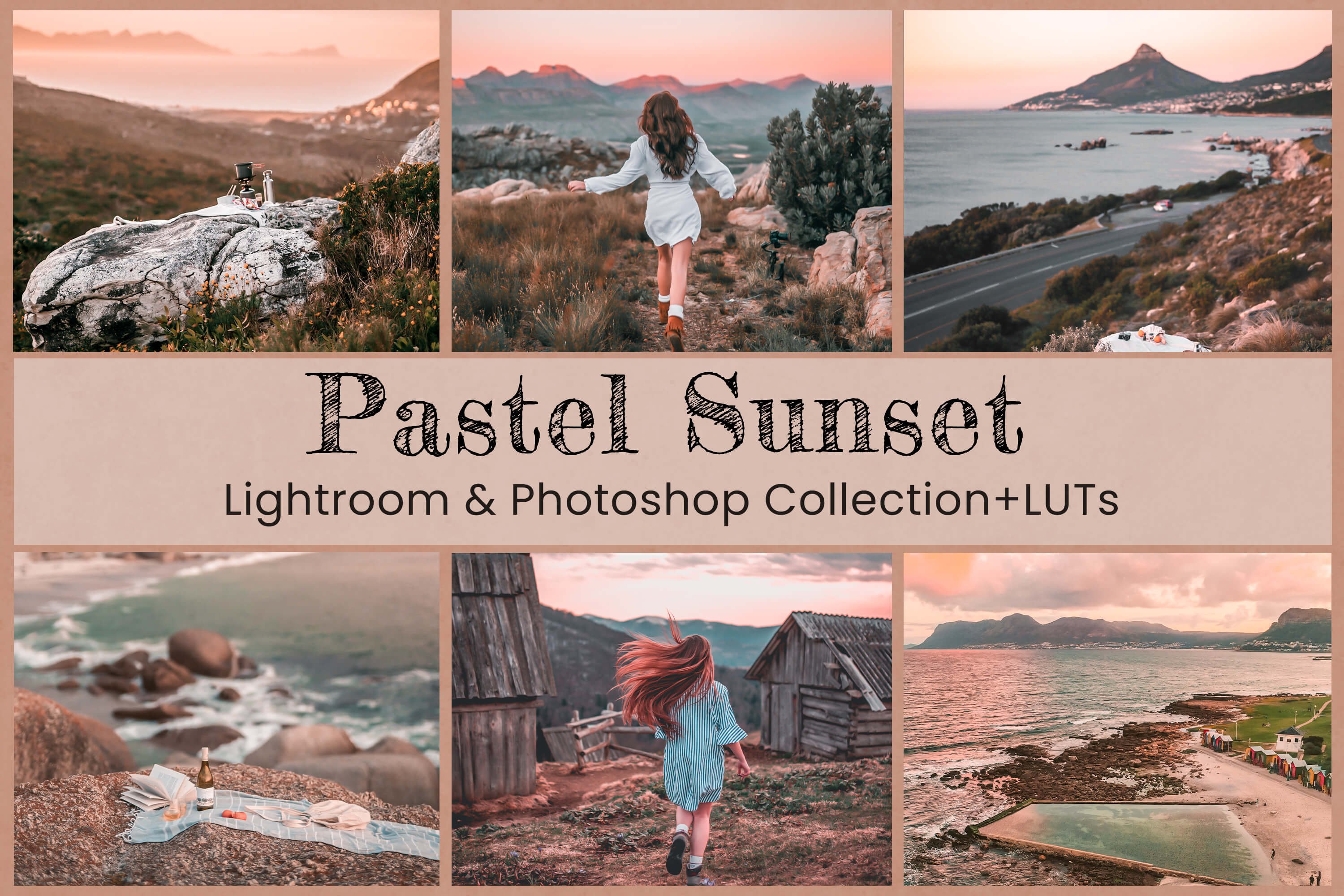 Pastel Sunset Lightroom Photoshopcover image.