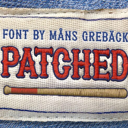 Patched – Five Baseball Fonts cover image.