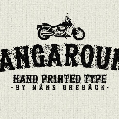 Hangaround – Hand Printed Typeface cover image.