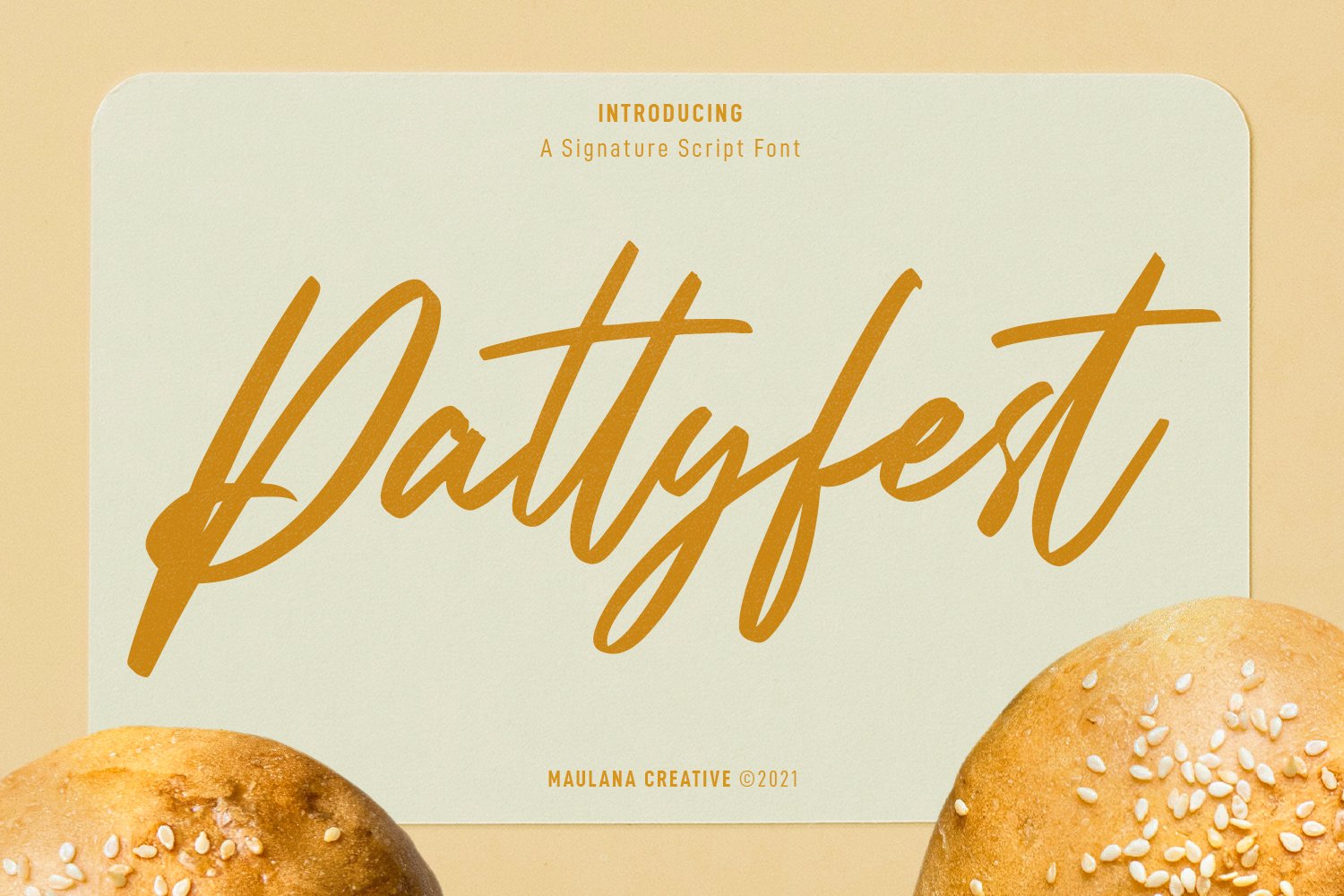 Pattyfest Signature Script Font cover image.