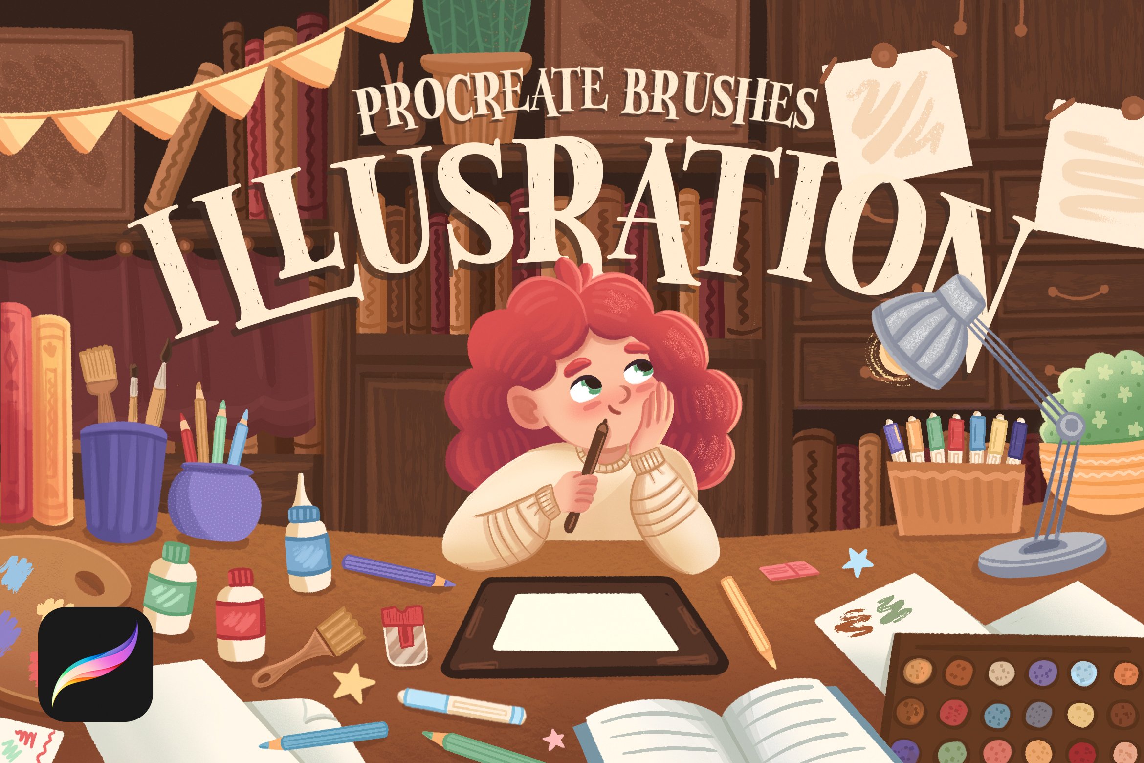 Illustration Brushes 2: Procreatecover image.