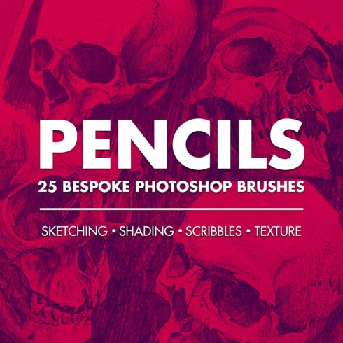 Pencil Brush Set for Photoshopcover image.