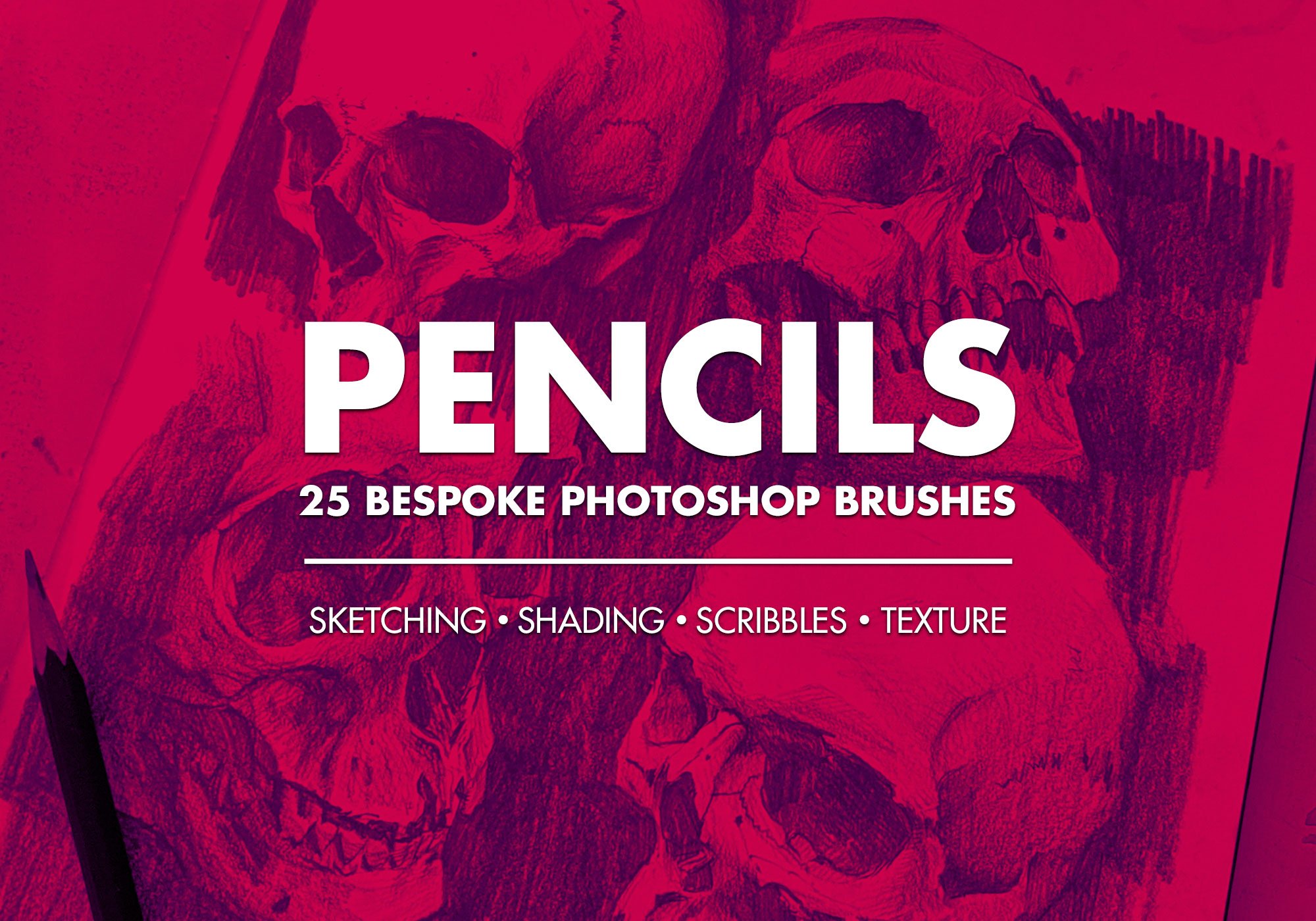 Pencil Brush Set for Photoshopcover image.