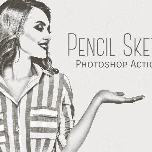 Pencil Sketch Photoshop Actionscover image.