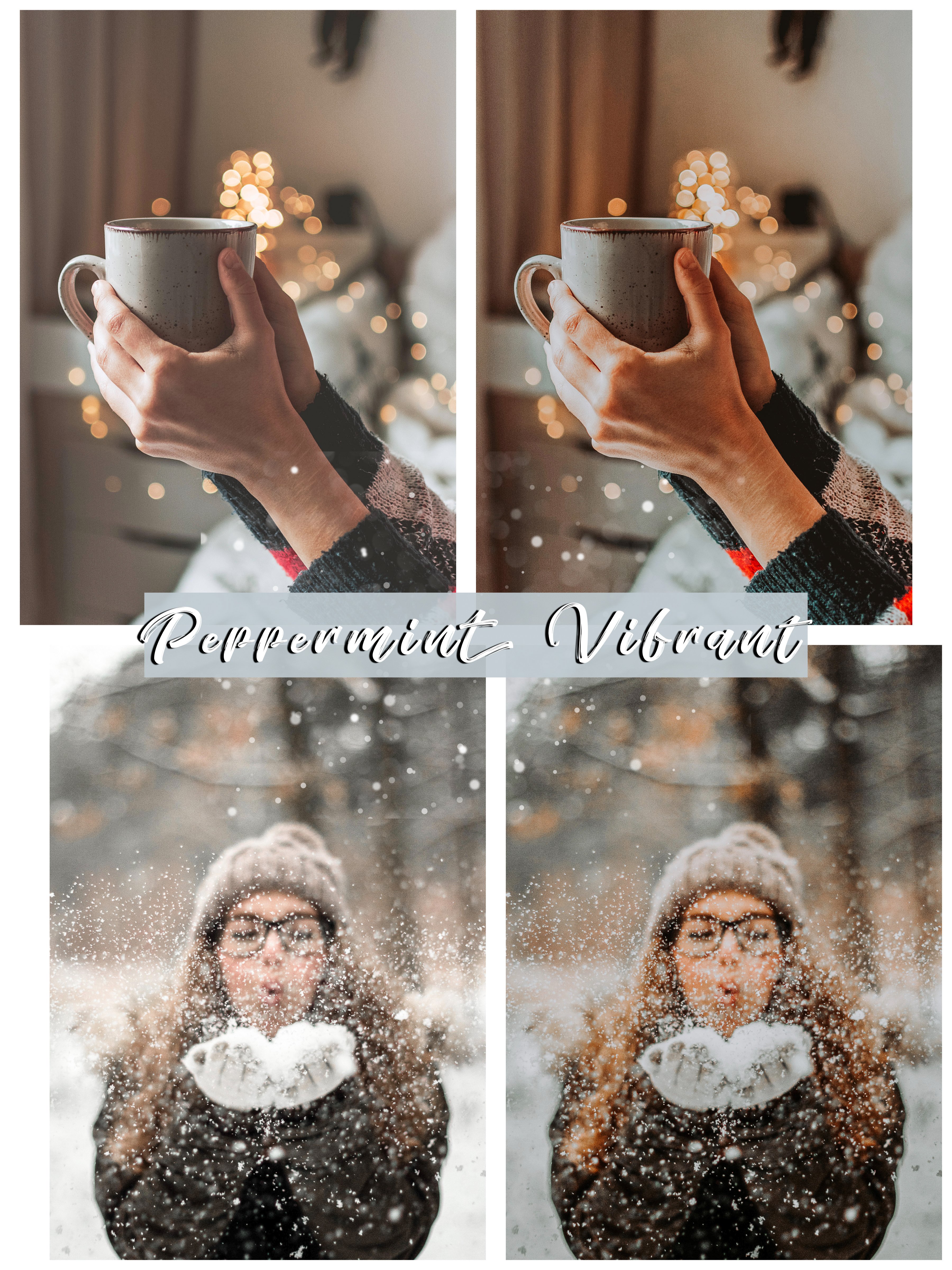 peppermint christmas holiday seasonal winter moody photography instagram lightroom preset bestseller 7 815