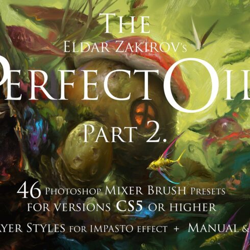 Perfect Oils Part2: 46+ MixerBrushescover image.