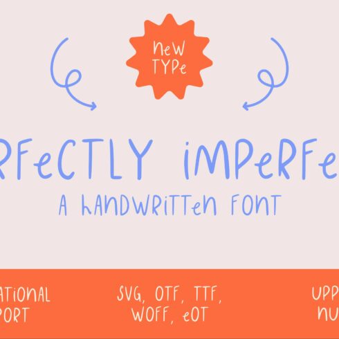 Perfectly Imperfect Handwritten Font cover image.