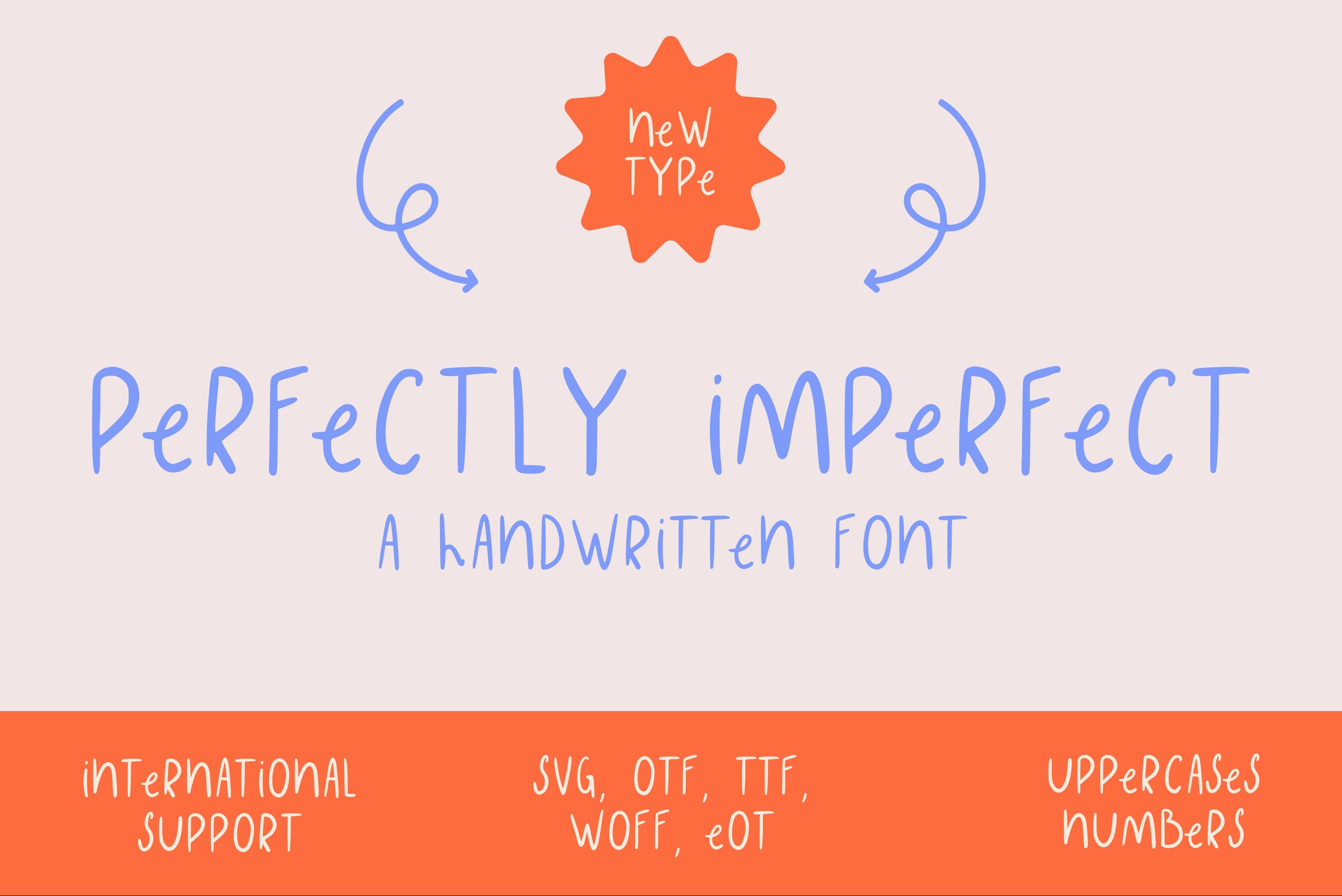 Perfectly Imperfect Handwritten Font cover image.