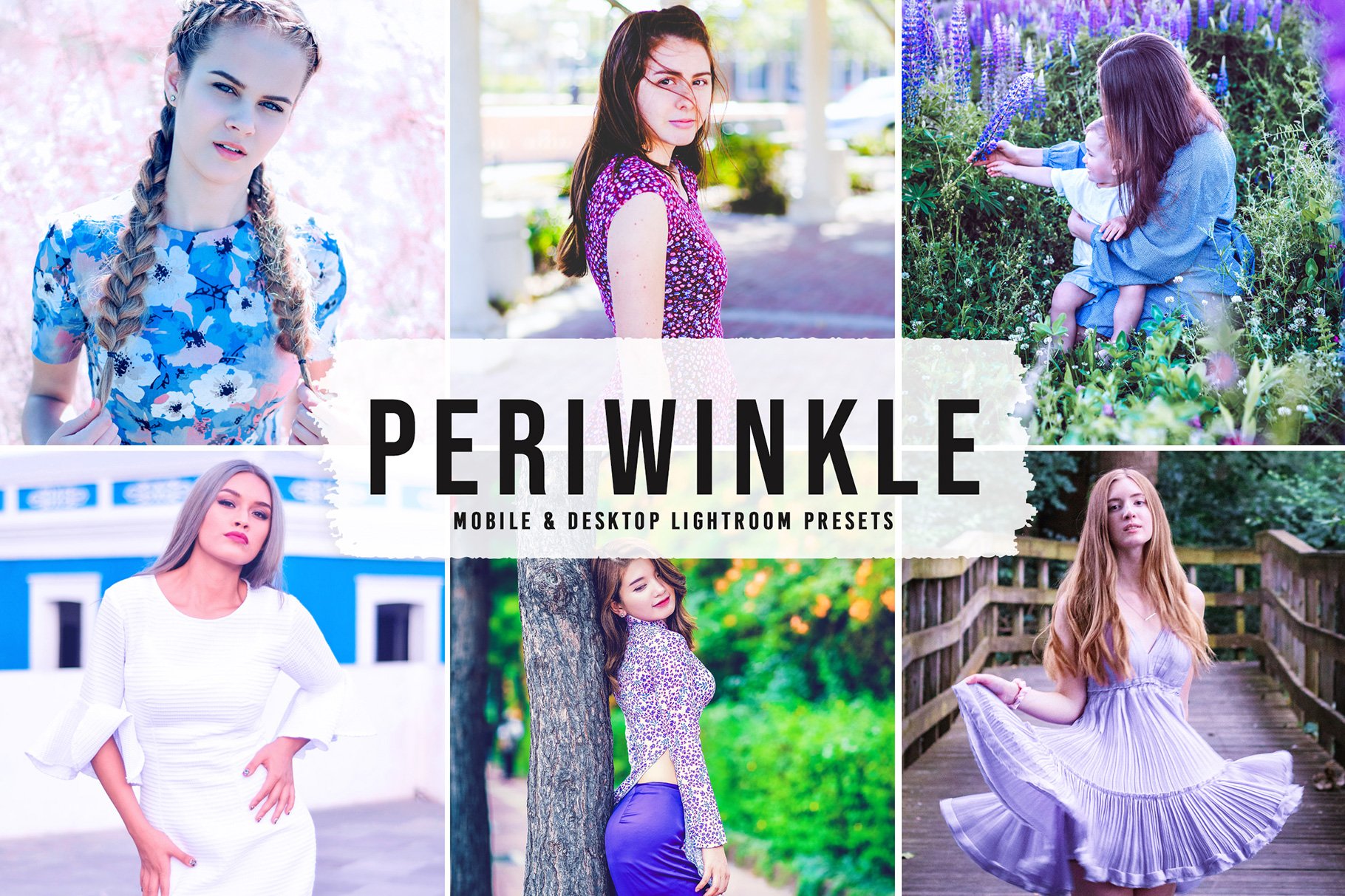 Periwinkle Pro Lightroom Presetscover image.