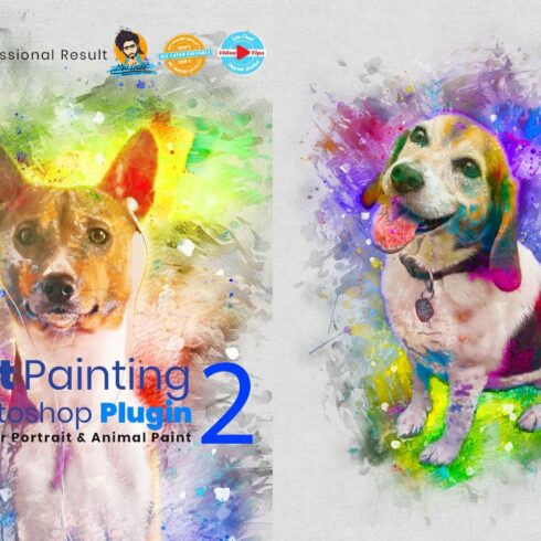 Pet Watercolor Art Plugin 2cover image.
