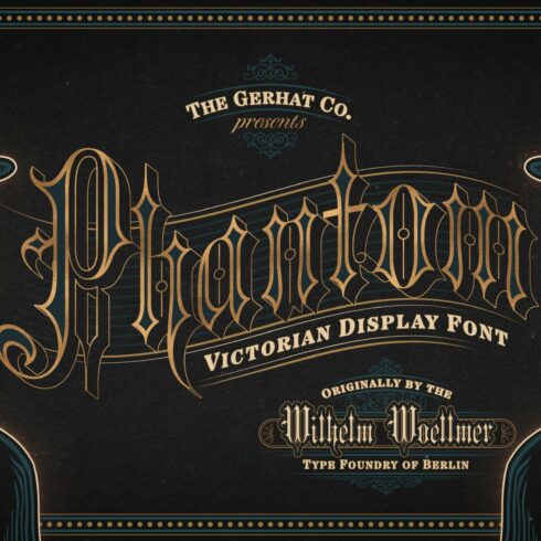 Phantom Victorian Display Font cover image.