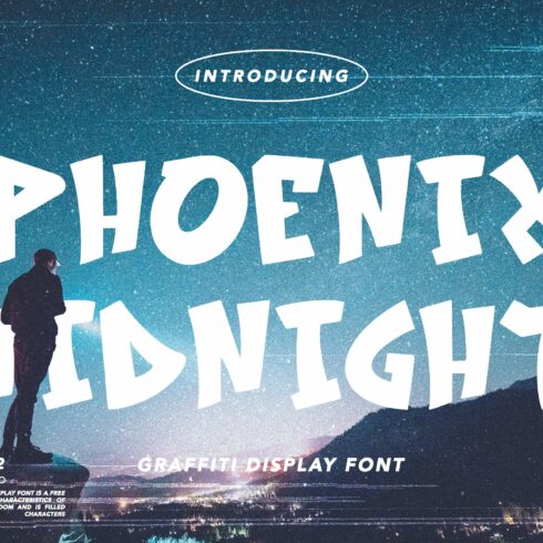 Phoenix Midnight - Graffiti Font cover image.