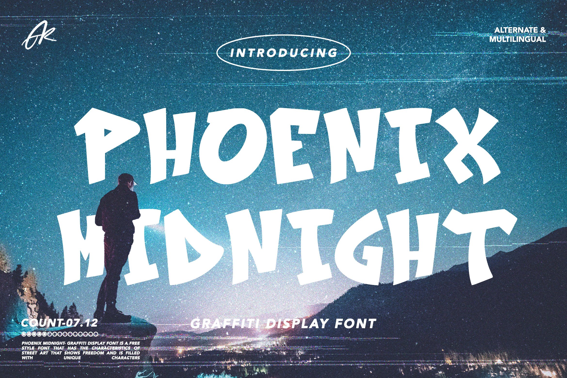 Phoenix Midnight - Graffiti Font cover image.