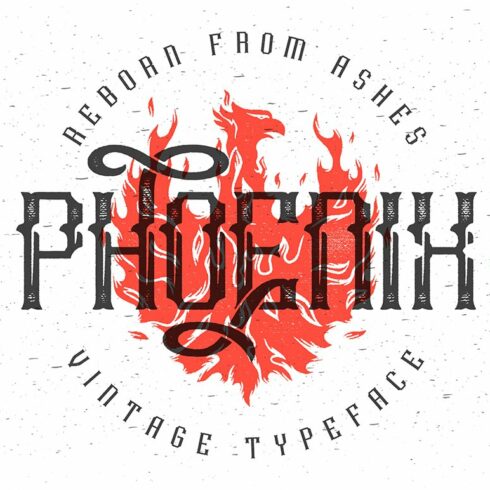 Phoenix typeface cover image.