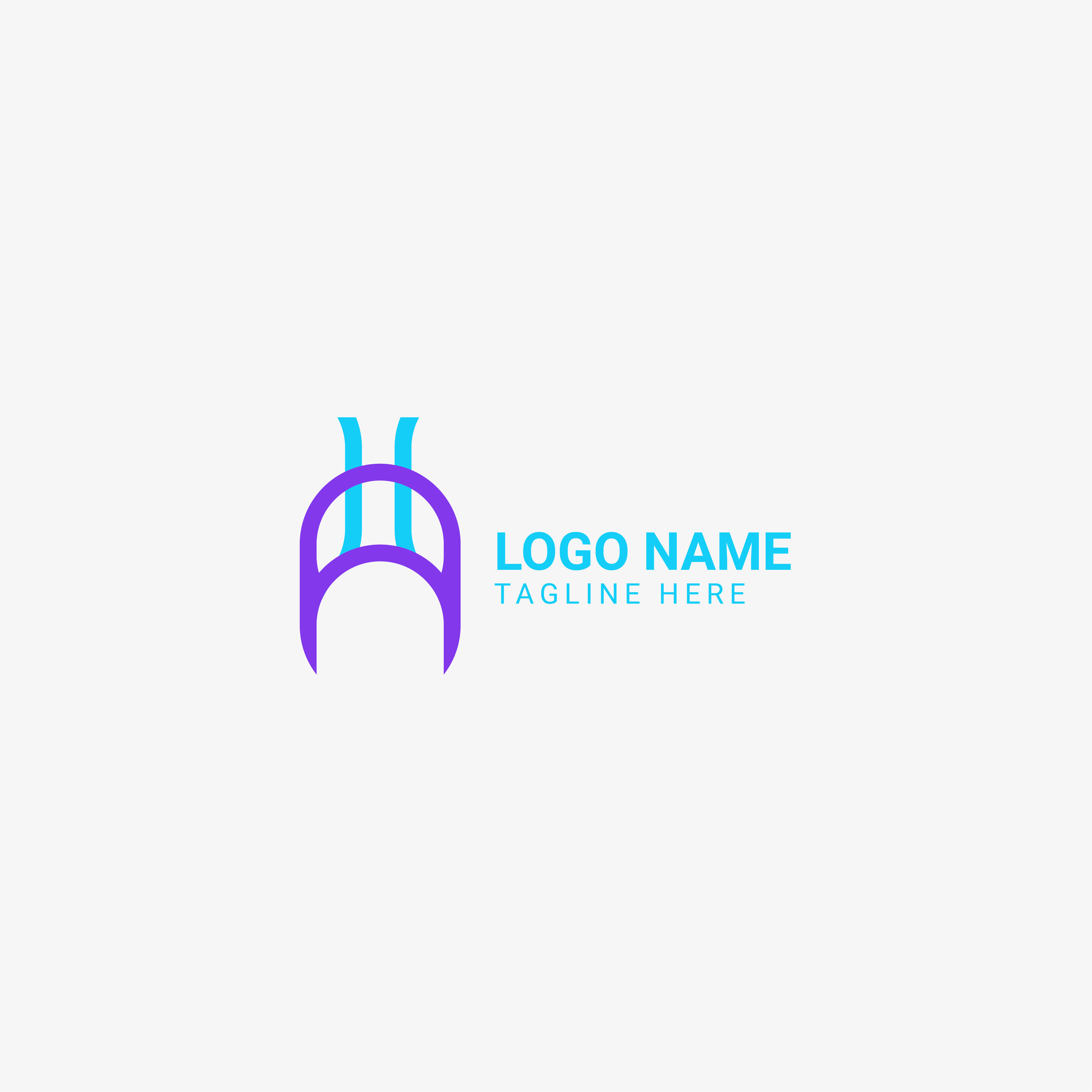 a letter logo design cover image.