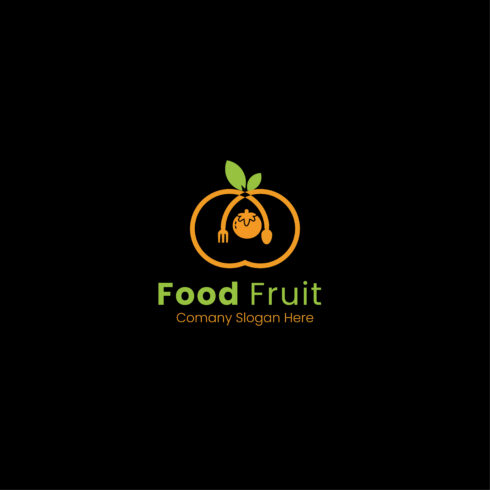 Food logo design vector template cover image.