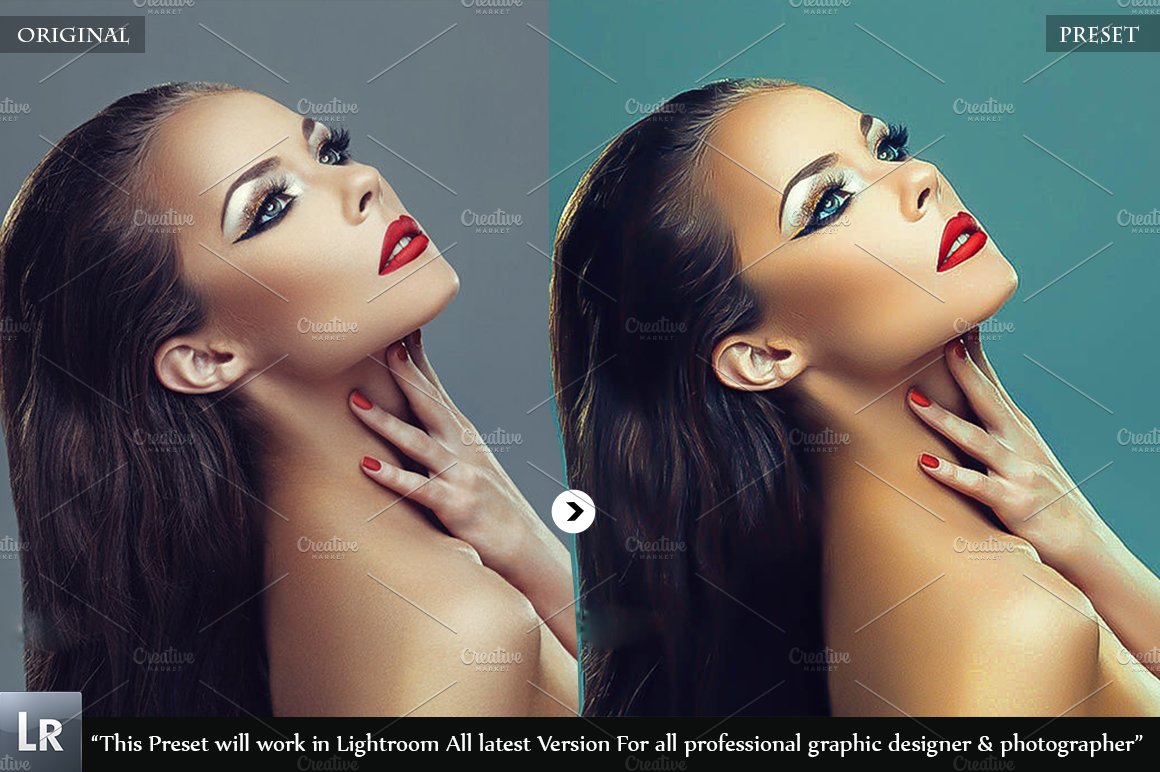 Professional skin Retouch Presetpreview image.
