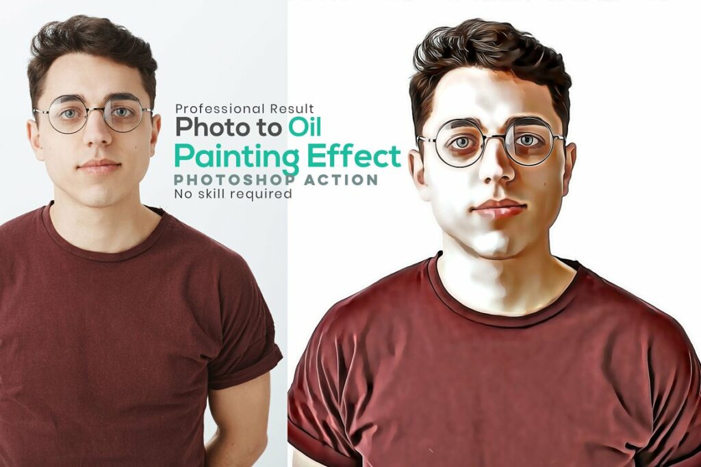 Photo to Oil Painting Effect MasterBundles