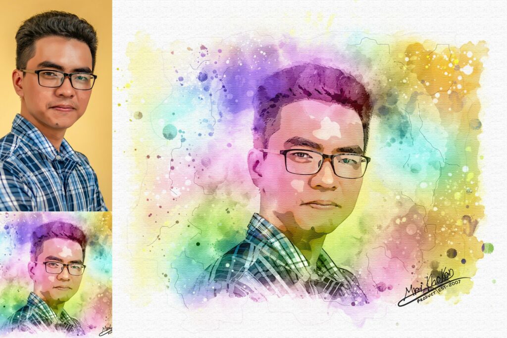 Paint Photo Photo To Watercolor Painting Effect – MasterBundles
