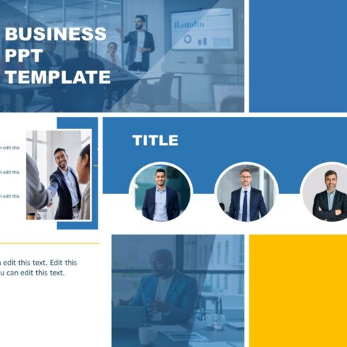 BUSINESS PPT TEMPLATE cover image.