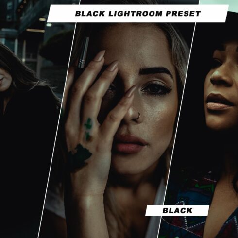 Black Lightroom Presetcover image.