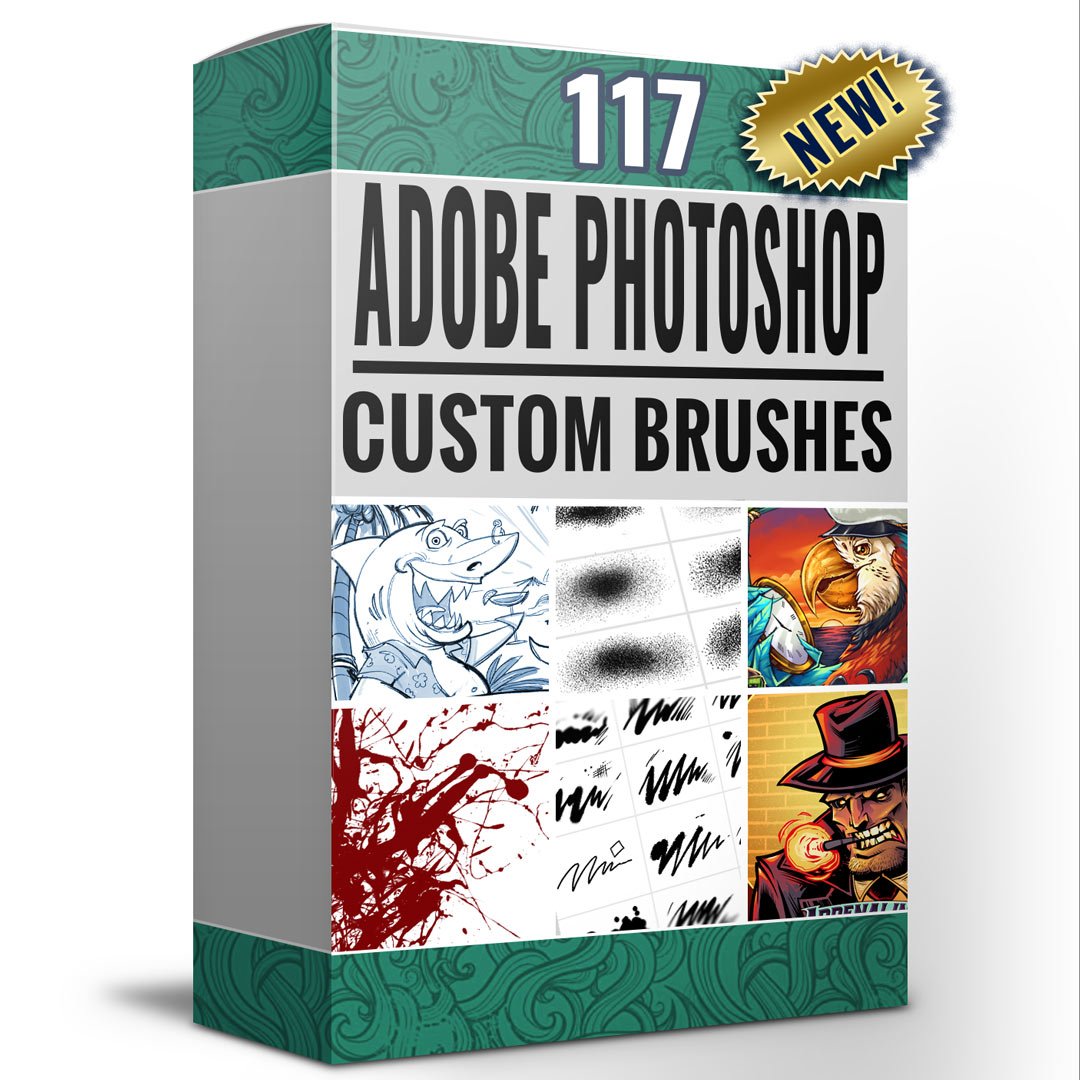 Custom Adobe Photoshop Brushescover image.