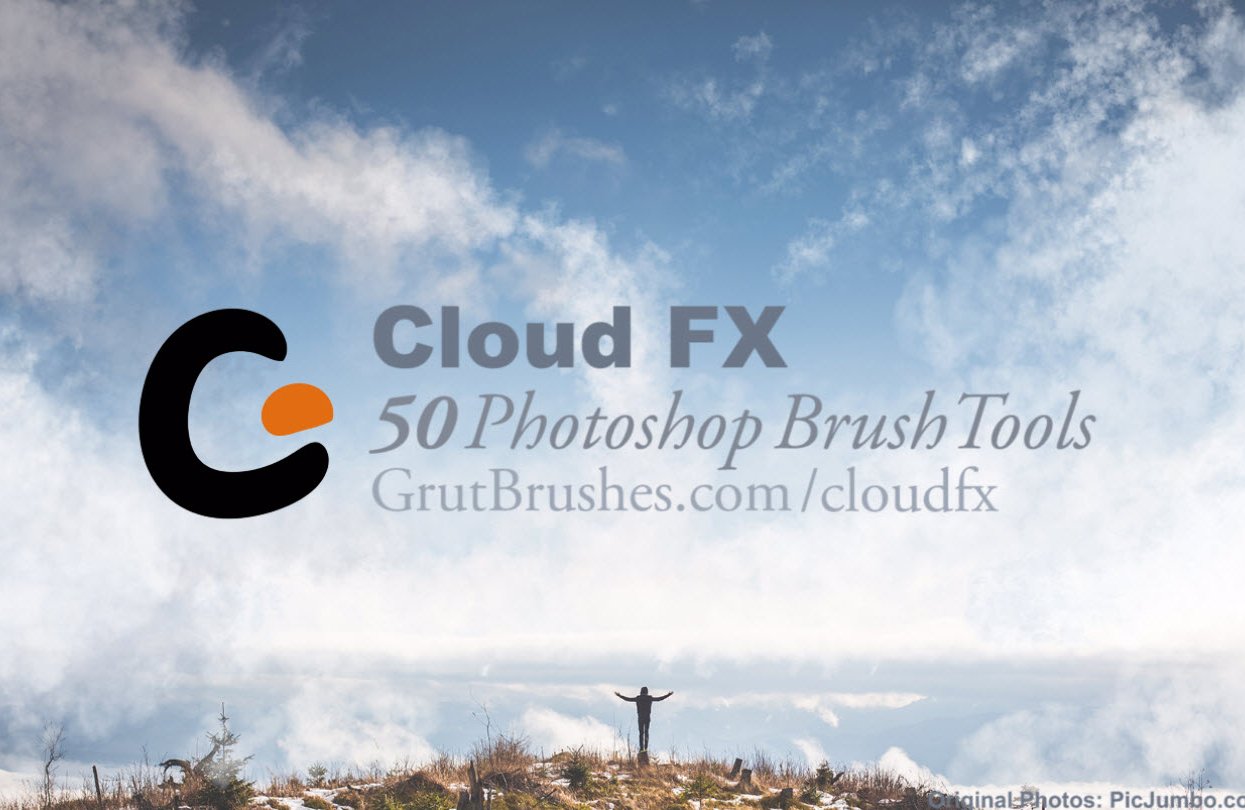 Cloud FX • 50 Photoshop Brush Toolscover image.