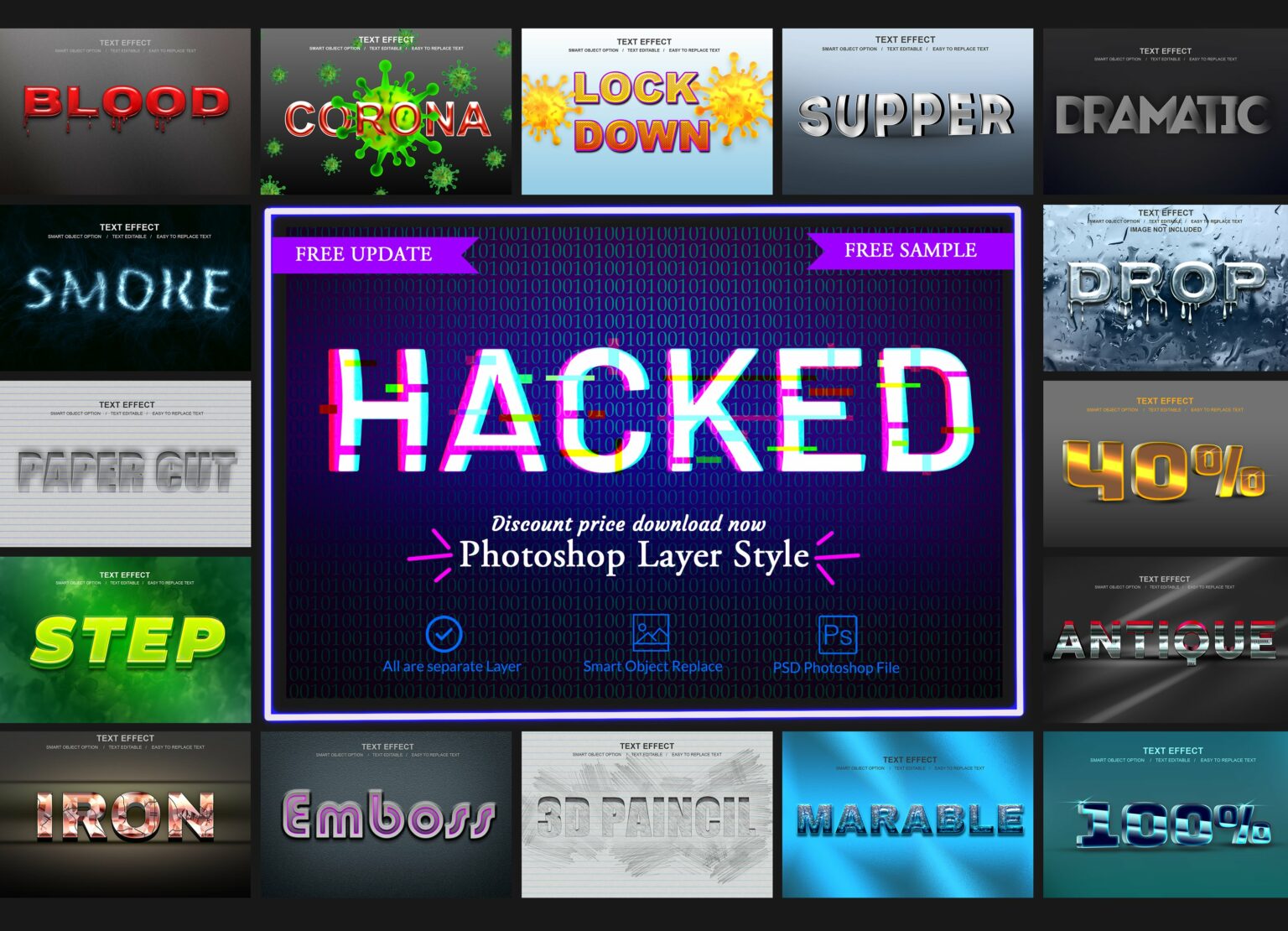 Photoshop Layer Style Bundle – MasterBundles