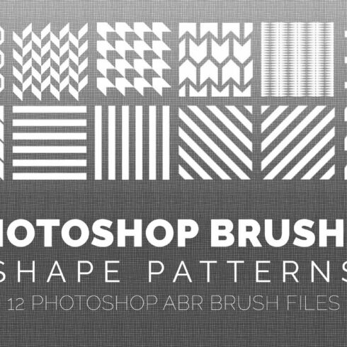 12 Pattern Photoshop Brushescover image.