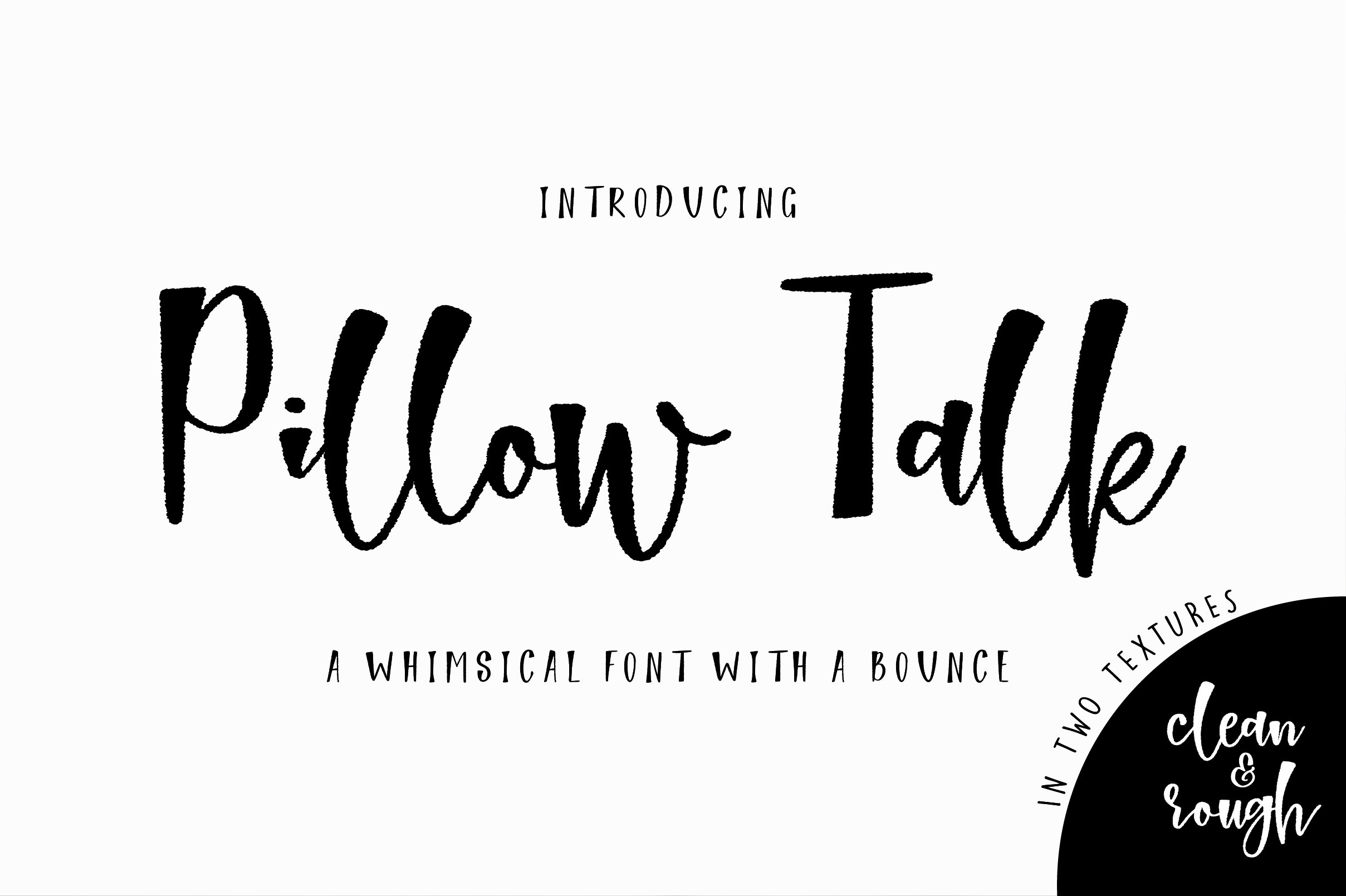 Pillow Talk Font cover image.