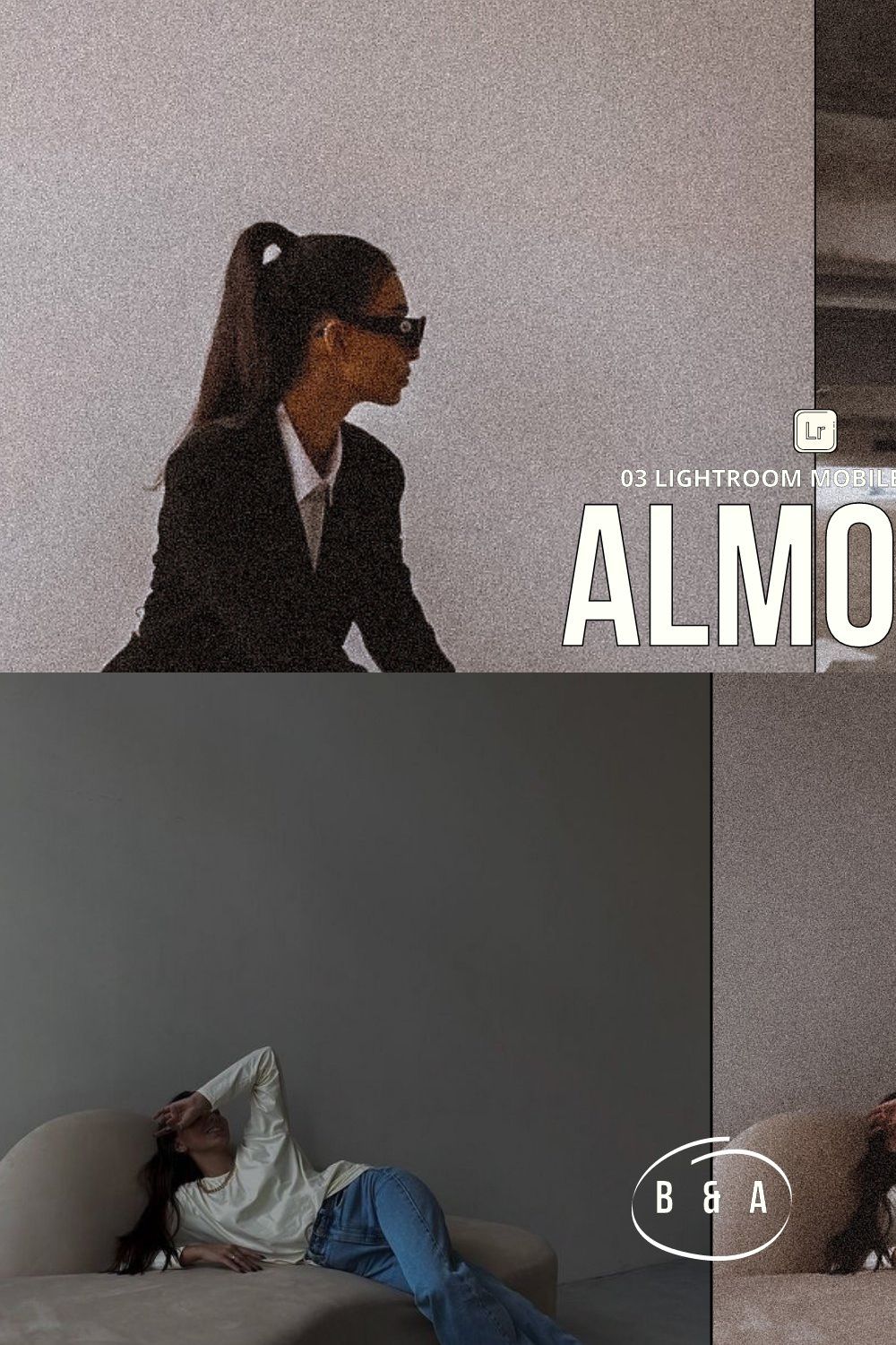 03 ALMOND MOBILE LIGHTROOM PRESETS pinterest preview image.