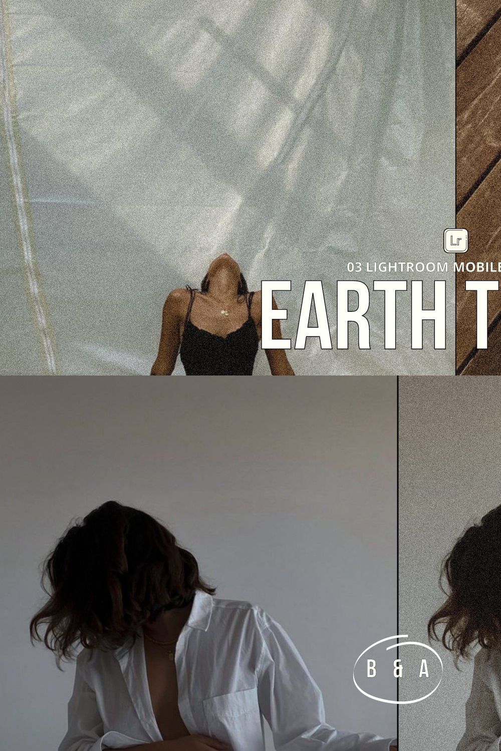 05 EARTHY LIGHTROOM MOBILE PRESETS pinterest preview image.