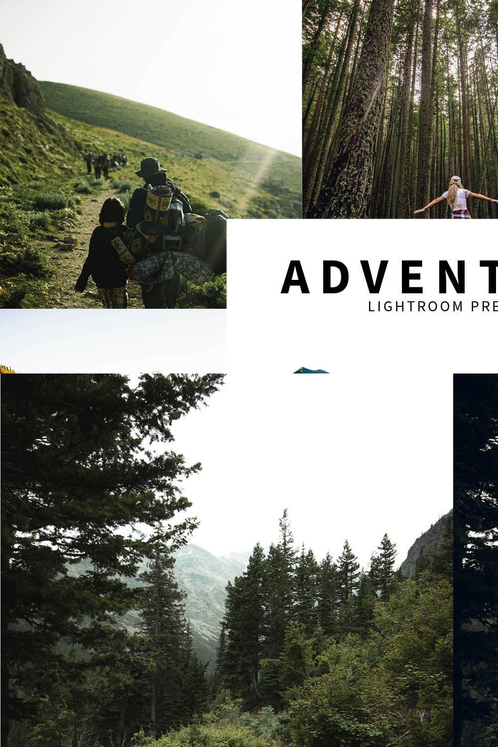 10 Adventure Lightroom Presets pinterest preview image.