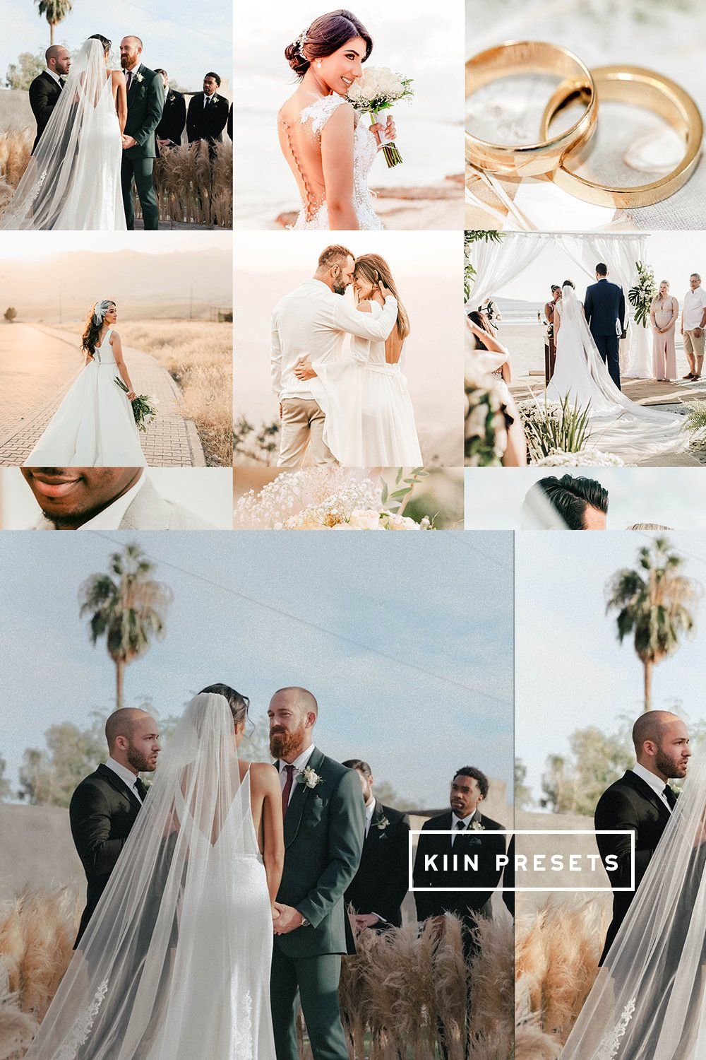 10 AIRY WEDDING LR MOBILE PRESETS pinterest preview image.