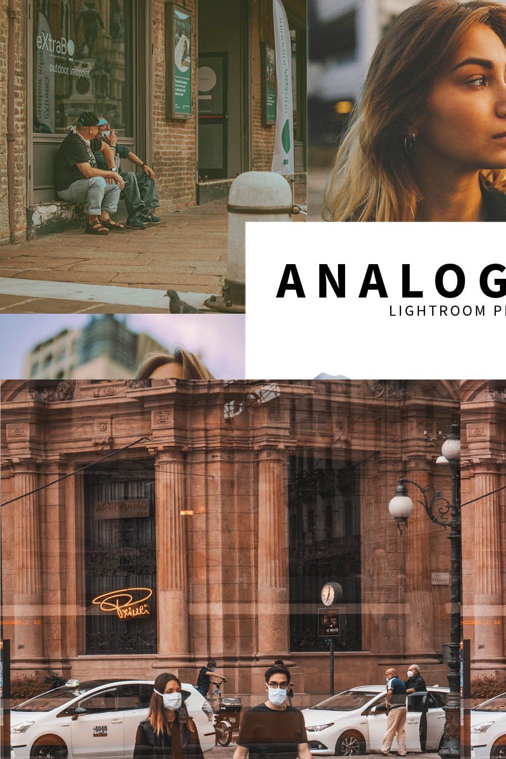 10 Analog Film Lightroom Presets pinterest preview image.