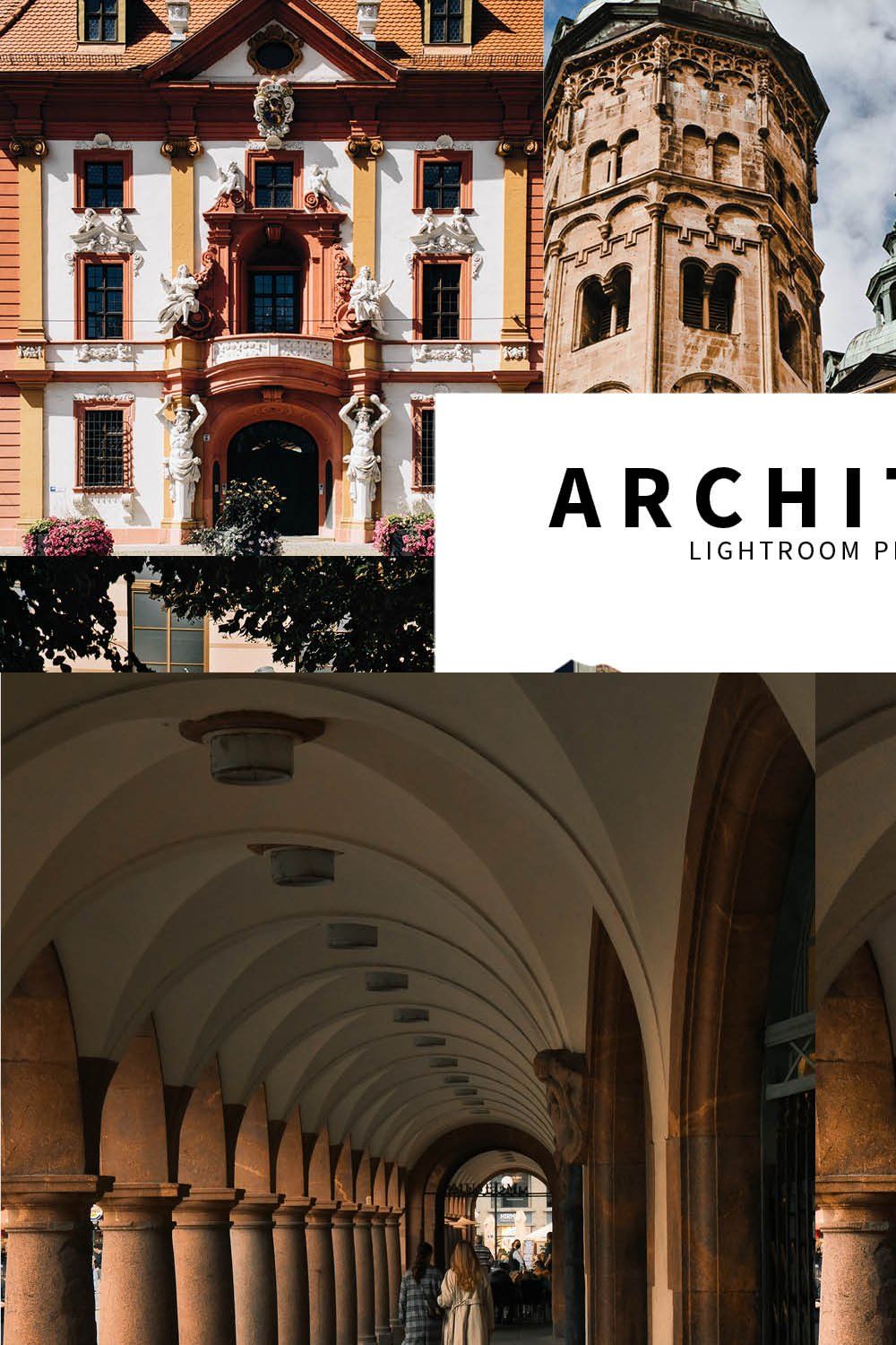 10 Architect Lightroom Presets pinterest preview image.