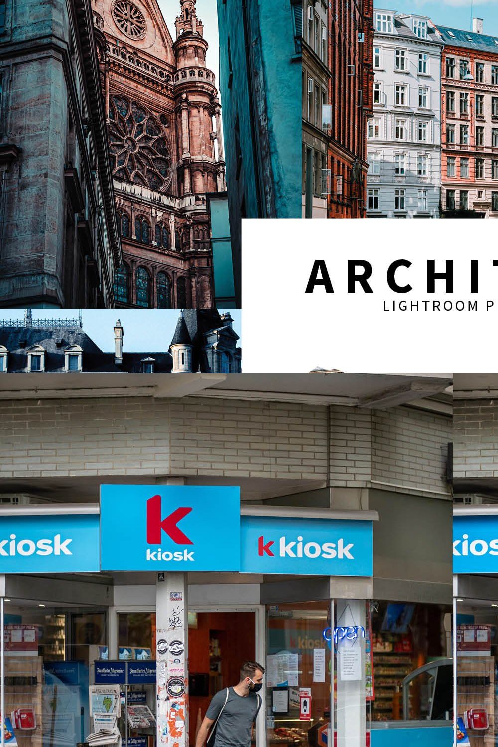 10 Architect Lightroom Presets pinterest preview image.