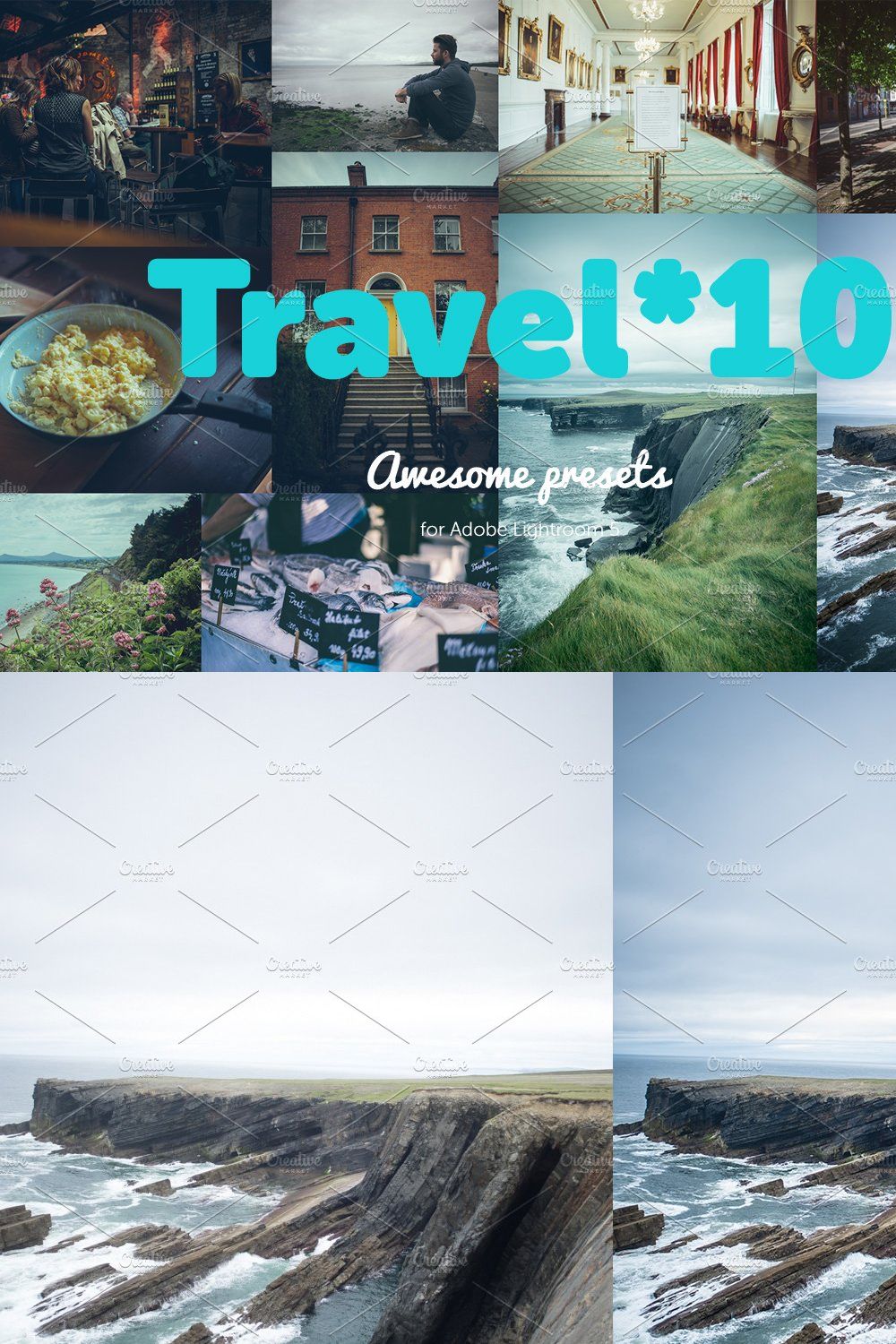 10 Awesome Travel Presets pinterest preview image.