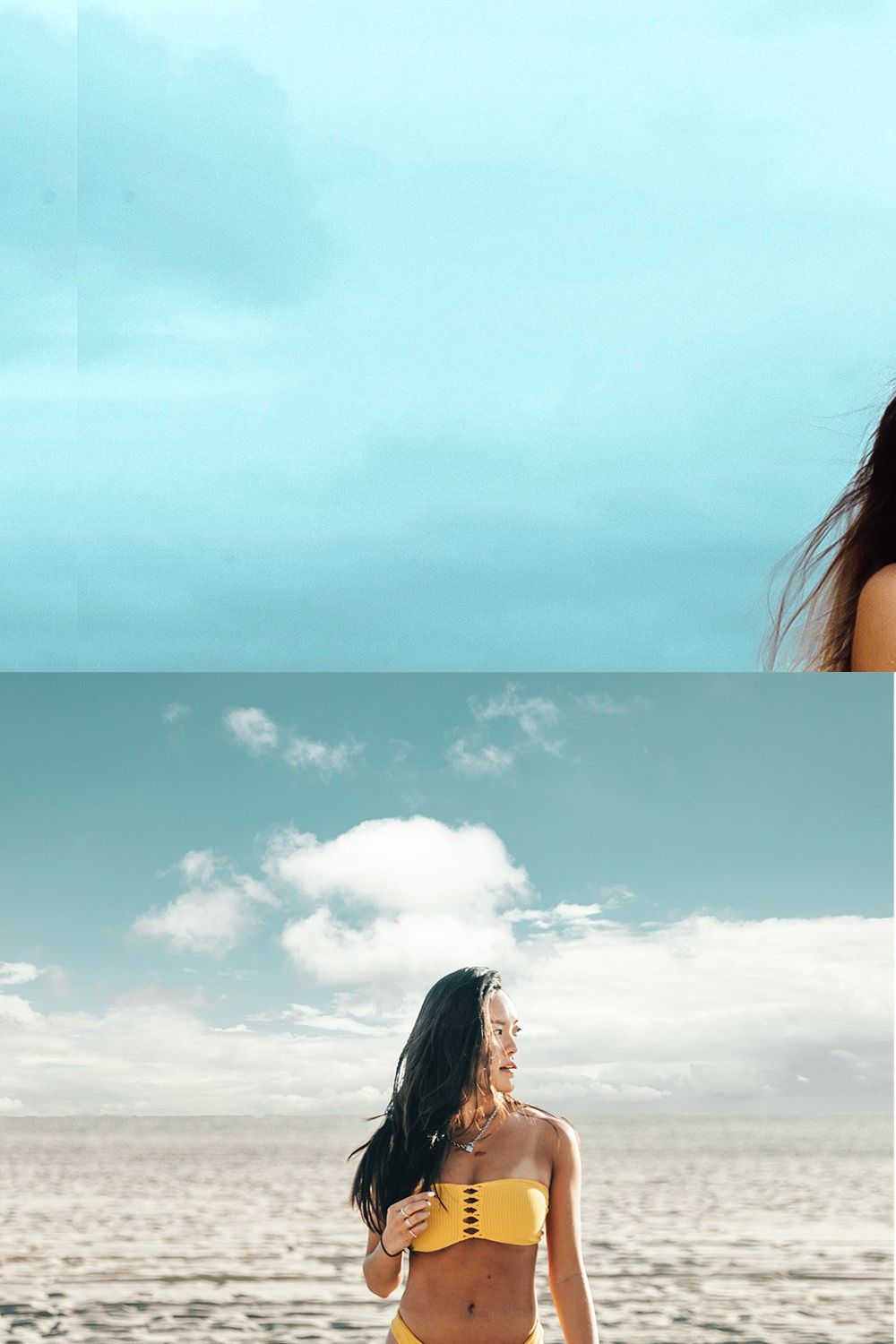 10 Beach Vibes Lightroom Preset pinterest preview image.