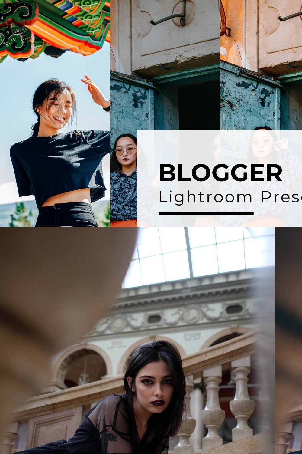 10+ Blogger Lightroom Presets pinterest preview image.