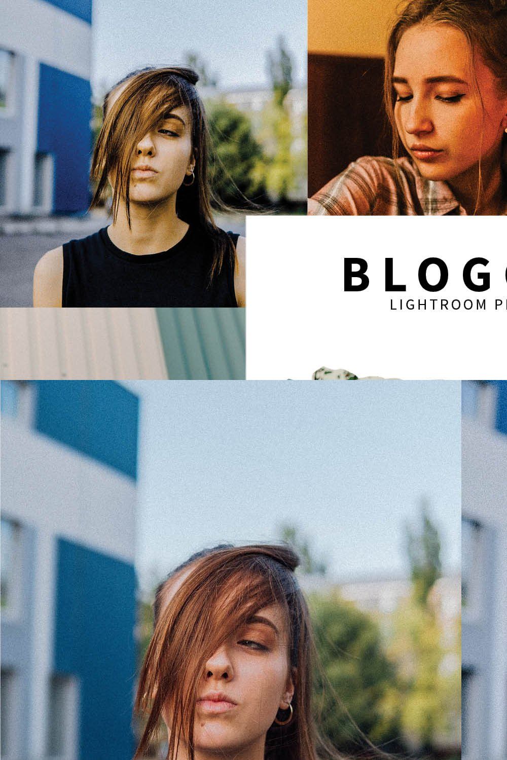 10 Blogger Lightroom Presets pinterest preview image.