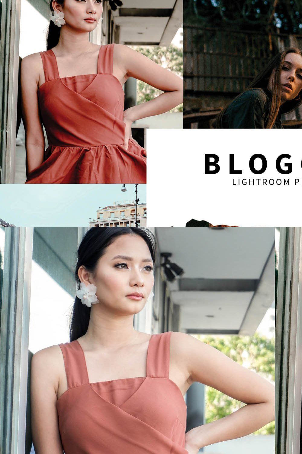 10 Blogger Lightroom Presets pinterest preview image.